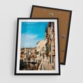 Plakat w ramie 50x70 - Magia Miejskiego Krajobrazu - uliczka, perspektywa - rama czarna
