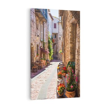 Obraz na płótnie 50x70 - Malownicze Zakątki Miasta - uliczka, perspektywa