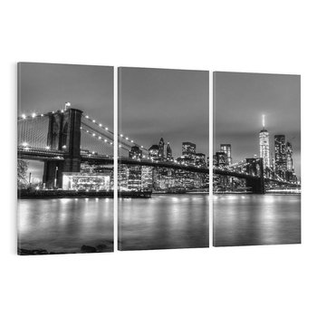 Obraz na płótnie 120x80 - Symbole Nowego Jorku - most, Nowy Jork