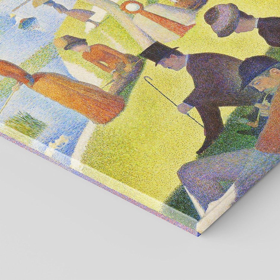 Obraz na płótnie 120x60 - "Niedziela na La Grande Jatte" (1884) Georges Seurat - Reprodukcja - reprodukcja, obraz na płótnie