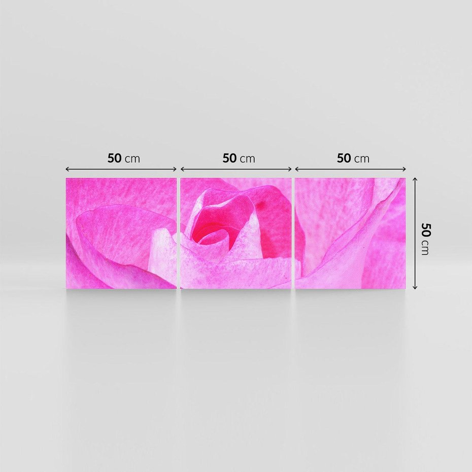 Obraz na płótnie 150x50 - Kwiaty w harmonii z naturą - kwiat, kwiaty