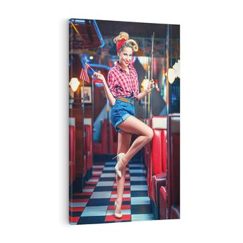 Obraz na płótnie 70x100 - Czas Wstecz - retro, restauracja