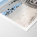Plakat bez ramy 30x40 - Fale na falochronie nad morzem - morze, falochron