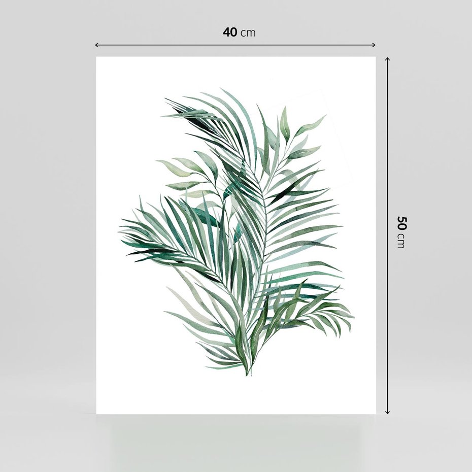 Plakat bez ramy 40x50 - Blask Natury - złote, liście