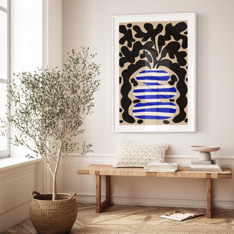 Plakat bez ramy 21x30 - Boho Wizje - abstrakcyjny plakat, ciekawe formy