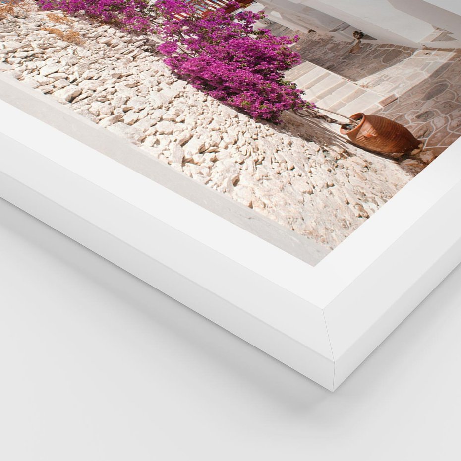 Plakat w ramie 50x70 - Chorwackie Wakacje - Chorwacja, wakacje - rama biała