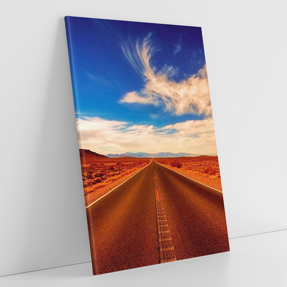 Obraz na płótnie 70x100 - Przygoda na pustynnej drodze - droga, pustynia