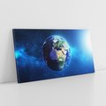 Obraz na płótnie 100x50 - Kosmiczna podróż: Ziemia jako planeta - kosmos, ziemia