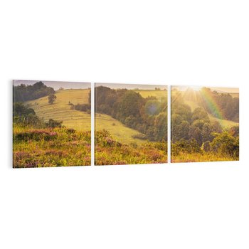 Obraz na płótnie 120x40 - Pejzaż na łące - pejzaż, łąka
