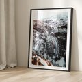 Plakat bez ramy 30x40 - Góry w Białym Uroku: Zimowa Sceneria - górski krajobraz, zima