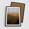 Plakat w ramie 50x70 - Odejście Słońca - pejzaż, zachód - rama czarna