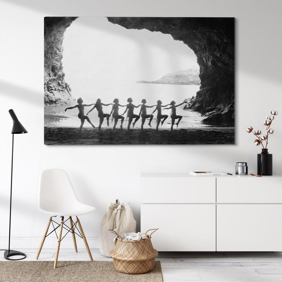 Obraz na płótnie 100x70 - Echa Tańca - fotografia, początek XX wieku