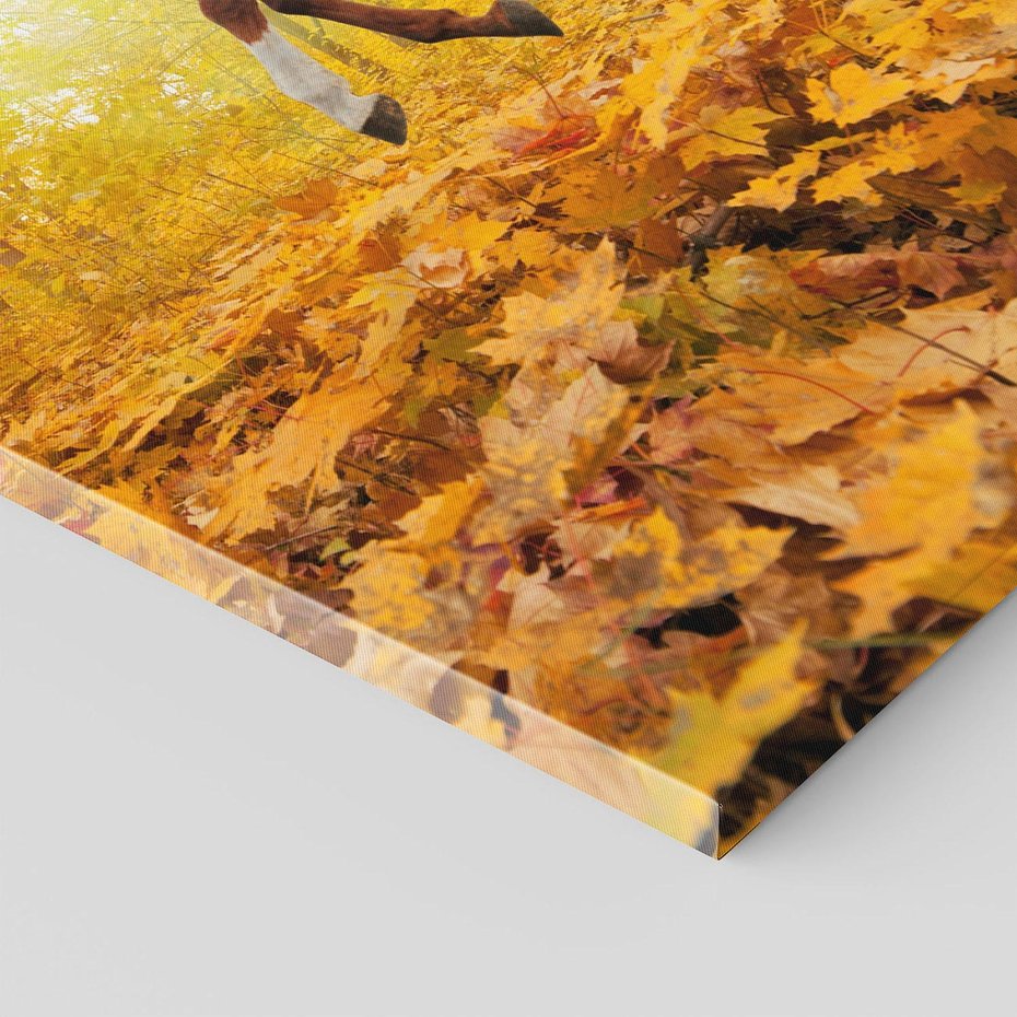 Obraz na płótnie 50x70 - Moc konia w zachodzie słońca - koń, słońce