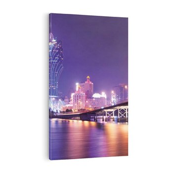 Obraz na płótnie 80x120 - Macau: Spotkanie dwóch światów - Macau, Hong