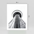 Plakat bez ramy 40x50 - Perspektywa Wieży - architektura, wieża