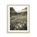 Plakat w ramie 40x50 - Nostalgiczne Góry - górski krajobraz, łaka w górach - rama drewno