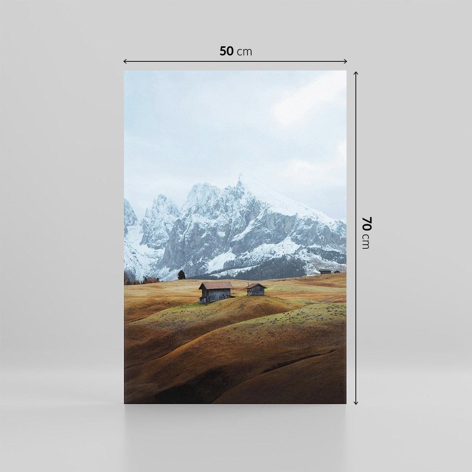 Obraz na płótnie 50x70 - Odkryj Ich Urok - góry, skandynawia