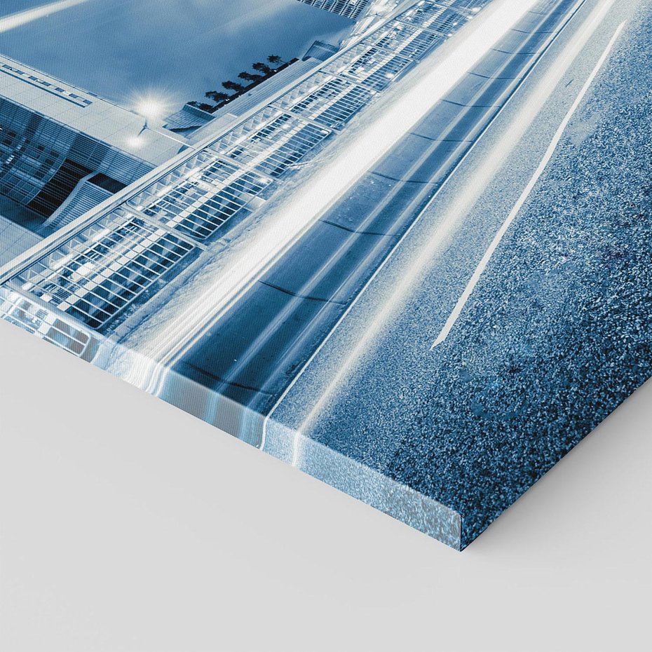 Obraz na płótnie 80x120 - Nocne pejzaże miasta - miasto, nocą