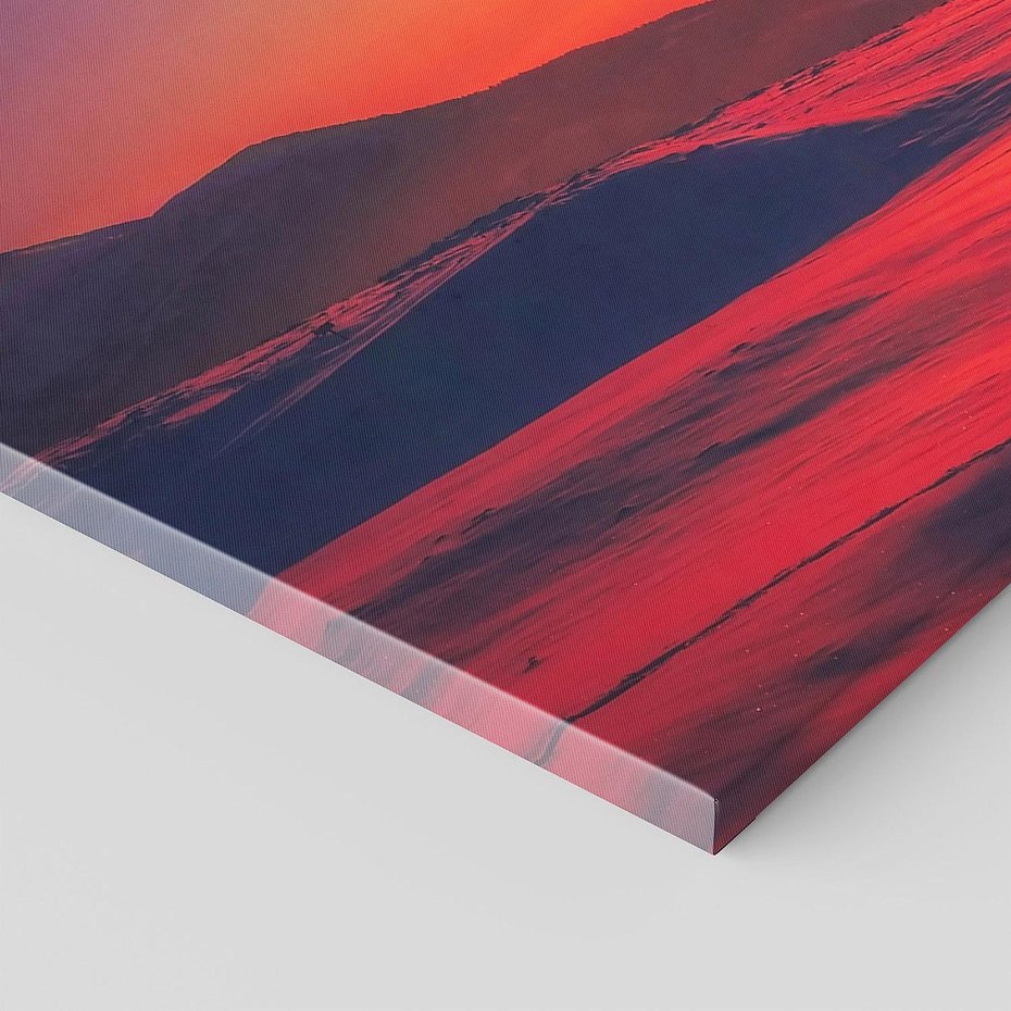 Obraz na płótnie 150x50 - Uroki zimowego krajobrazu - śnieg, zima