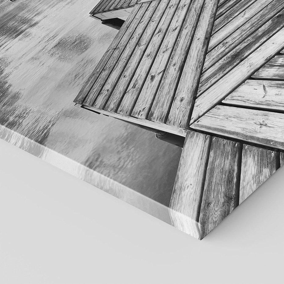 Obraz na płótnie 70x50 - Pomost nad Morzem - pomost, morze