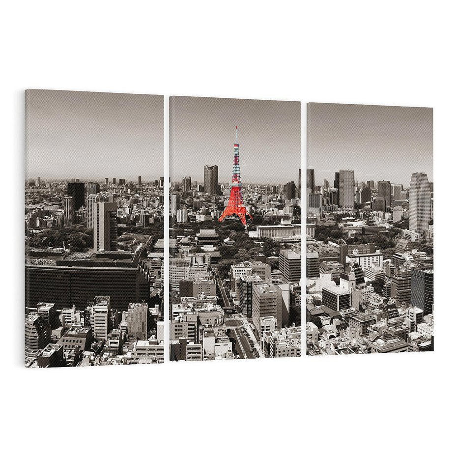 Obraz na płótnie 120x80 - Energia japońskiej stolicy - Tokio, Japonia