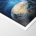 Plakat bez ramy 21x30 - Kosmiczne Horyzonty - Ziemia, kosmos