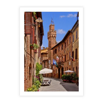 Plakat bez ramy 30x40 - Urok włoskich uliczek - włoskie, uliczki
