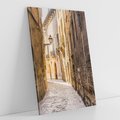 Obraz na płótnie 80x120 - Perspektywa Uliczki - uliczka, perspektywa