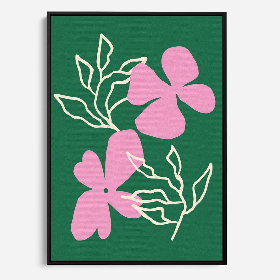 Obraz w ramie 50x70 - Wewnętrzne Fale - abstrakcyjny plakat, boho styl - rama czarna