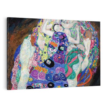 Obraz na płótnie 120x80 - "Dziewica" (1913) Gustav Klimt - Reprodukcja - reprodukcja, obraz na płótnie