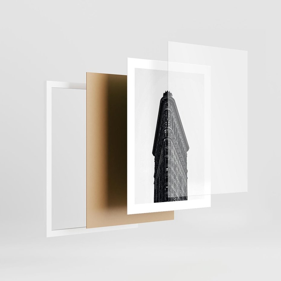 Plakat w ramie 30x40 - Majestatyczna Architektura - architektura, majestatyczny budynek - rama biała
