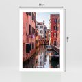 Plakat bez ramy 21x30 - Przejażdżka gondolą przez Wenecję - Wenecja, kanały