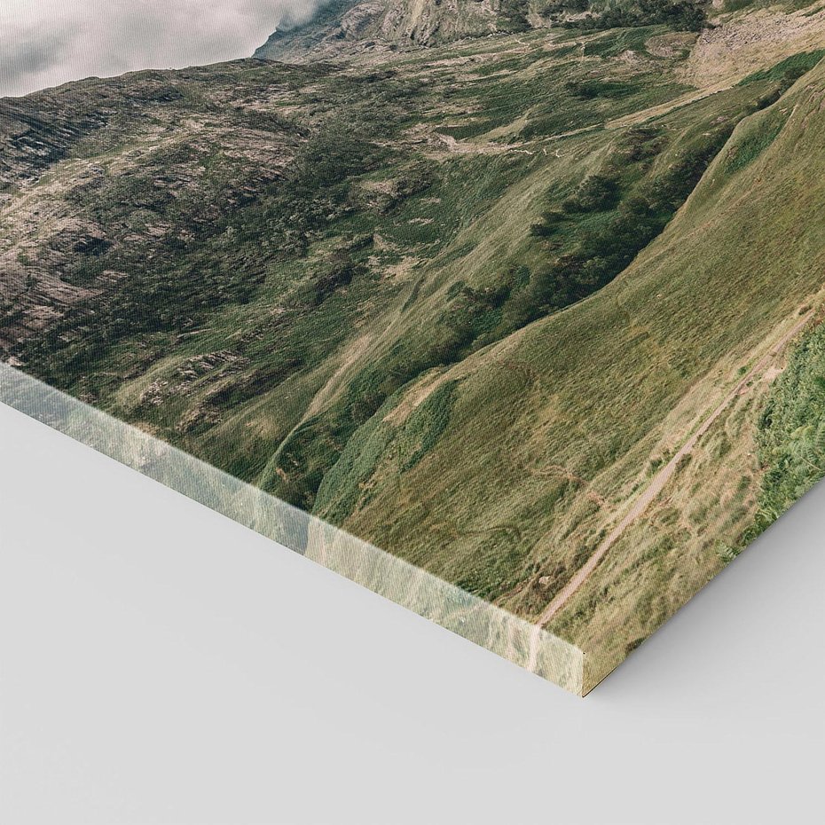 Obraz na płótnie 80x80 - Krajobraz górski - krajobraz, góry