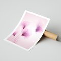 Plakat bez ramy 30x40 - Akwarelowe Kwiaty w Pastelach - kwiaty, akwarelowe