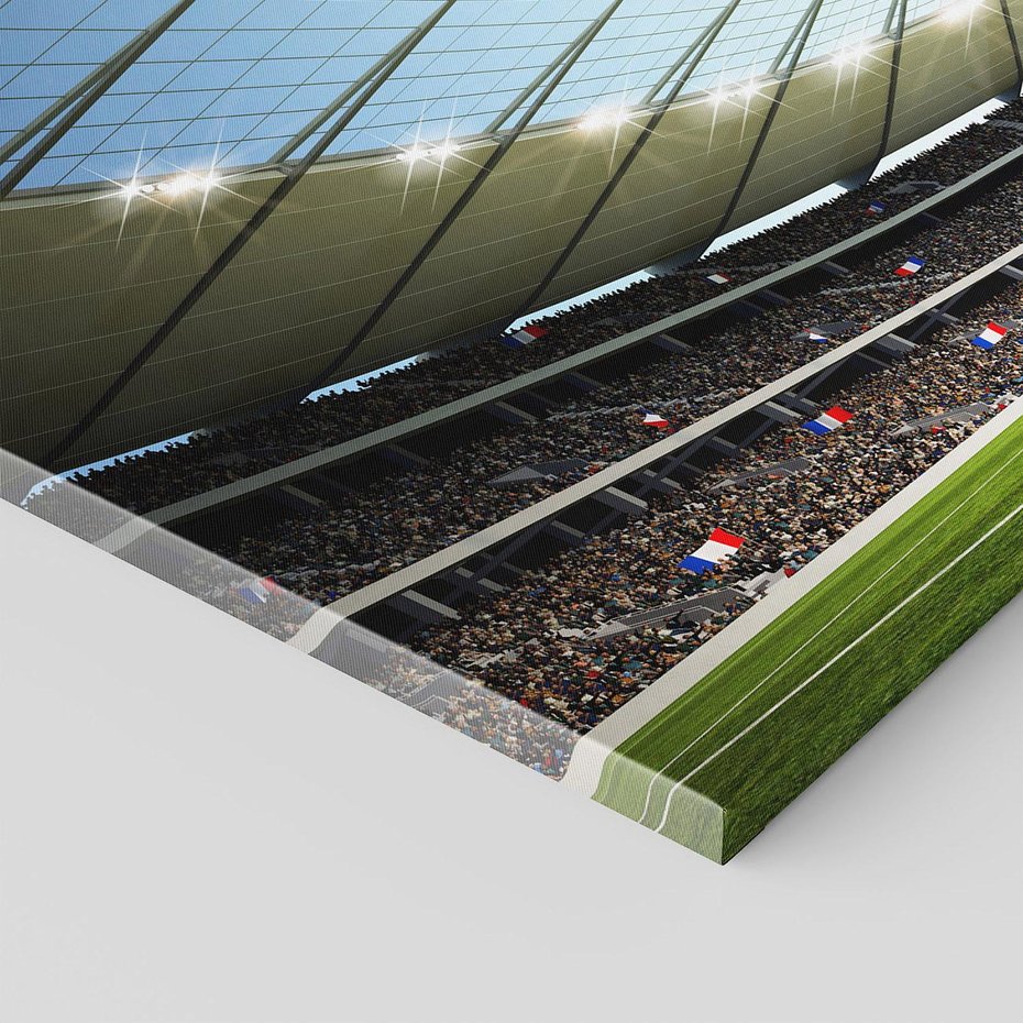 Obraz na płótnie 70x50 - emocje na stadionie - piłka nożna, stadion