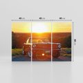 Obraz na płótnie 120x80 - Moc i elegancja - Ford Mustang, samochód