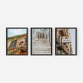 Zestaw obrazy w ramie 50x70 galeria - Podróż, Włochy, hotel, wakacje - rama czarna