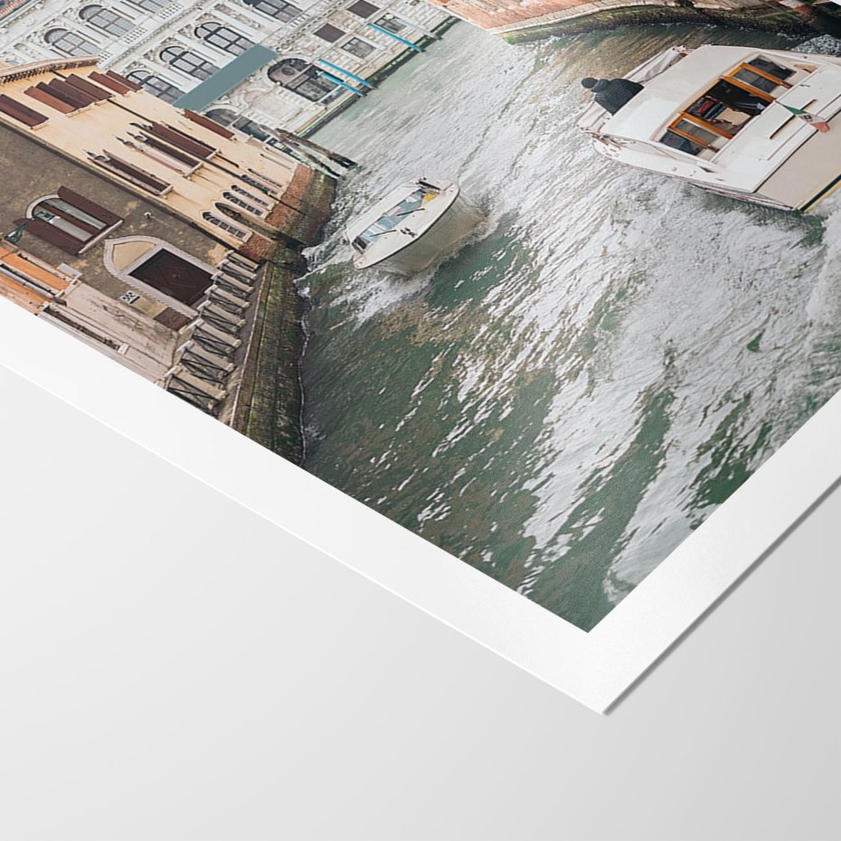 Plakat bez ramy 21x30 - Wenecja na Twojej Ścianie - wenecja, kanały