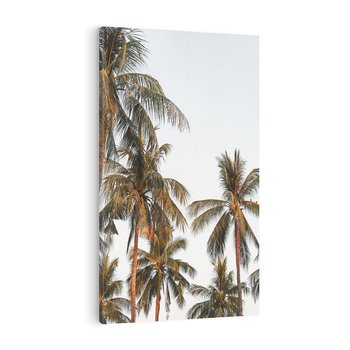Obraz na płótnie 80x120 - Palmy - tęsknota za Hawajami - palmy, Hawaje