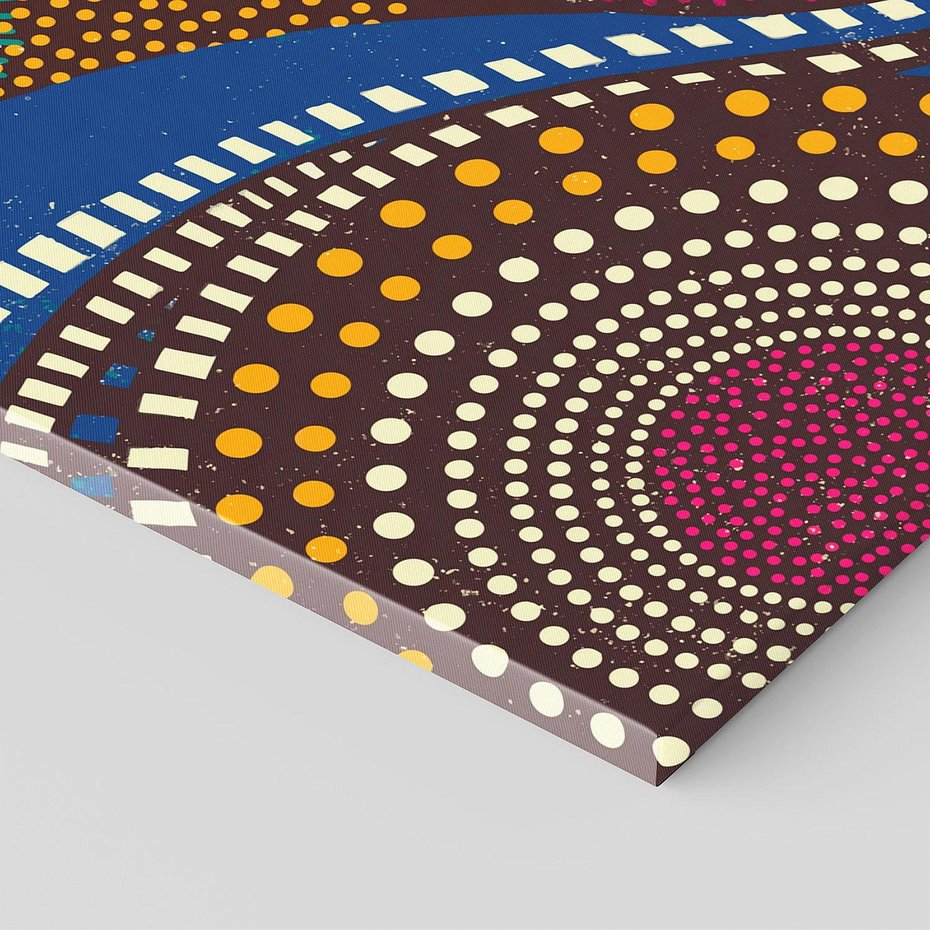 Obraz na płótnie 150x50 - Energia Wzorców - enticzne wzory, kształty