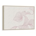 Obraz w ramie 100x70 - Szept marzeń i tajemnic - abstrakcyjne, roślinne ornamenty - rama drewno