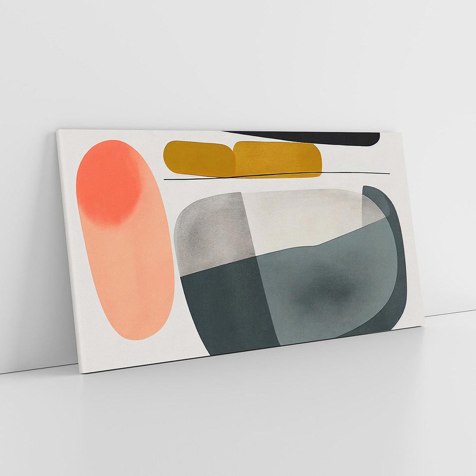 Obraz na płótnie 120x60 - Wyraziste Formy - abstrakcyjne plamy, nowoczesny styl