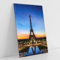 Obraz na płótnie 70x100 - Wieża Eiffla w Innej Odsłonie - wieża, Eiffla
