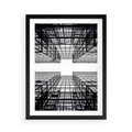 Plakat w ramie 50x70 - Czar i Wielkość - wieżowce, architektura - rama czarna