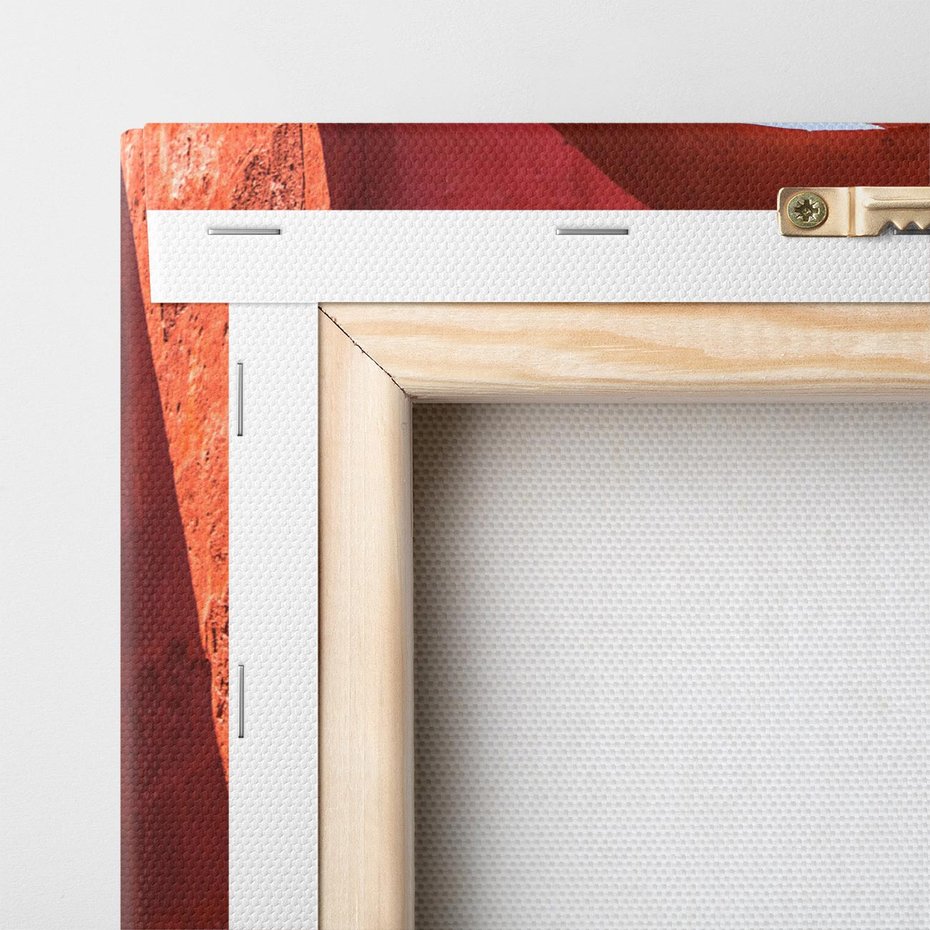 Obraz na płótnie 50x70 - Perspektywa Uliczki - uliczka, perspektywa