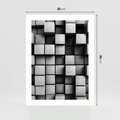 Plakat bez ramy 30x40 - Geometryczne Elegancje - nowoczesny, geometryczny