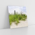 Obraz na płótnie 30x30 - Rajskie wydmy nad plażą - plaża, wydmy