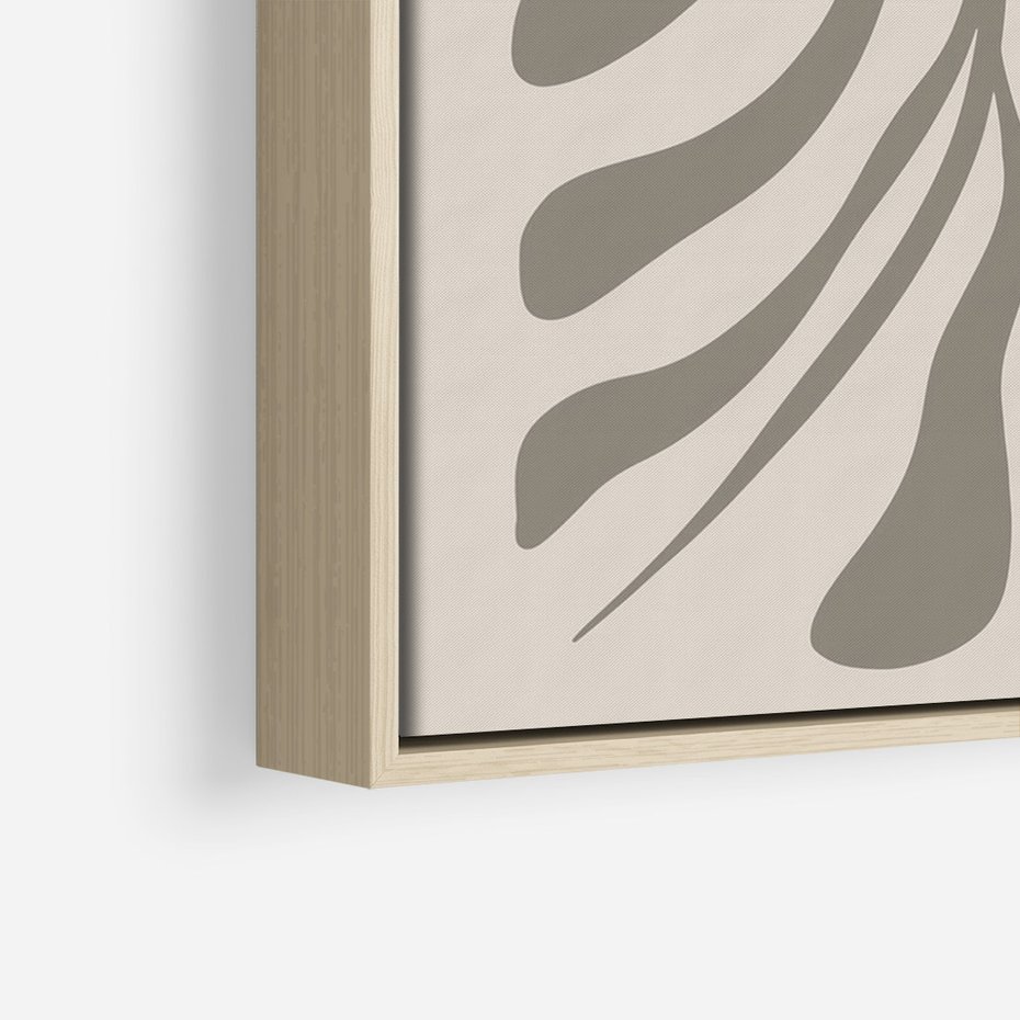 Obraz w ramie 50x70 - Zaklęte Kształty - nowoczesna sztuka, plakat modern - rama drewno