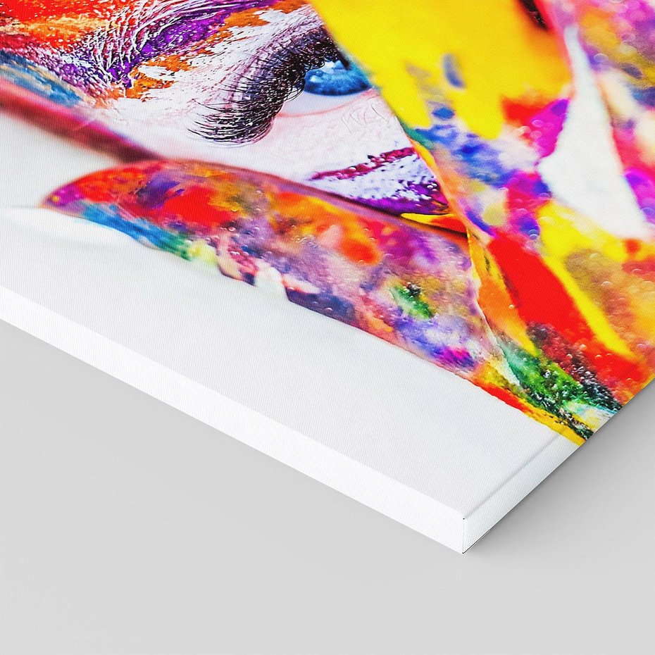 Obraz na płótnie 120x80 - Abstrakcyjna Magia Ciała - Bodypainting - abstrakcja, bodypainting