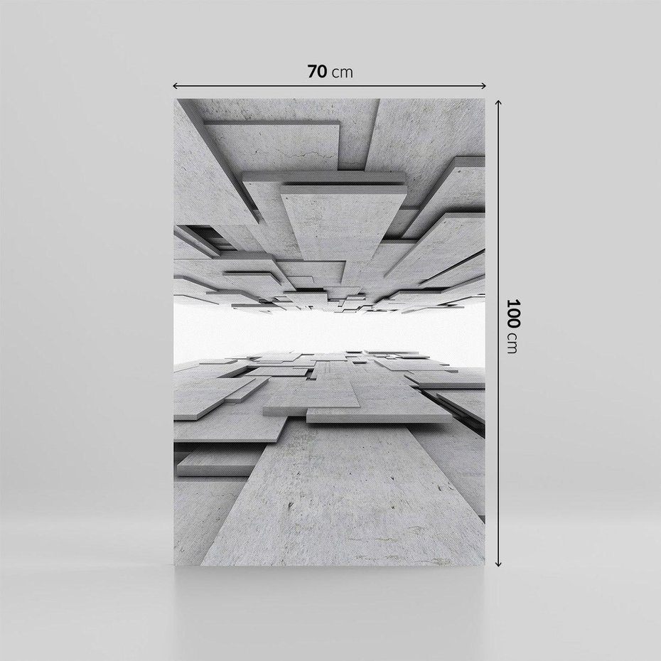 Obraz na płótnie 70x100 - Architektura 3D - architektura, 3D